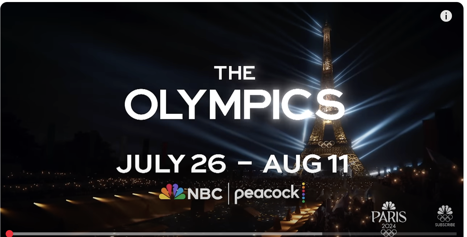 Adrienne Lyle Olympic Equestrian Dressage Team USA. Photo of NBC | Peacock Youtube intro debuting Olympic Athlete Adrienne Lyle for Team USA at the Paris Olympics 2024